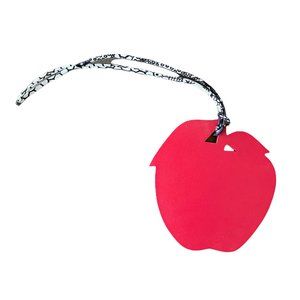 Hermes Red Leather Apple Charm - New